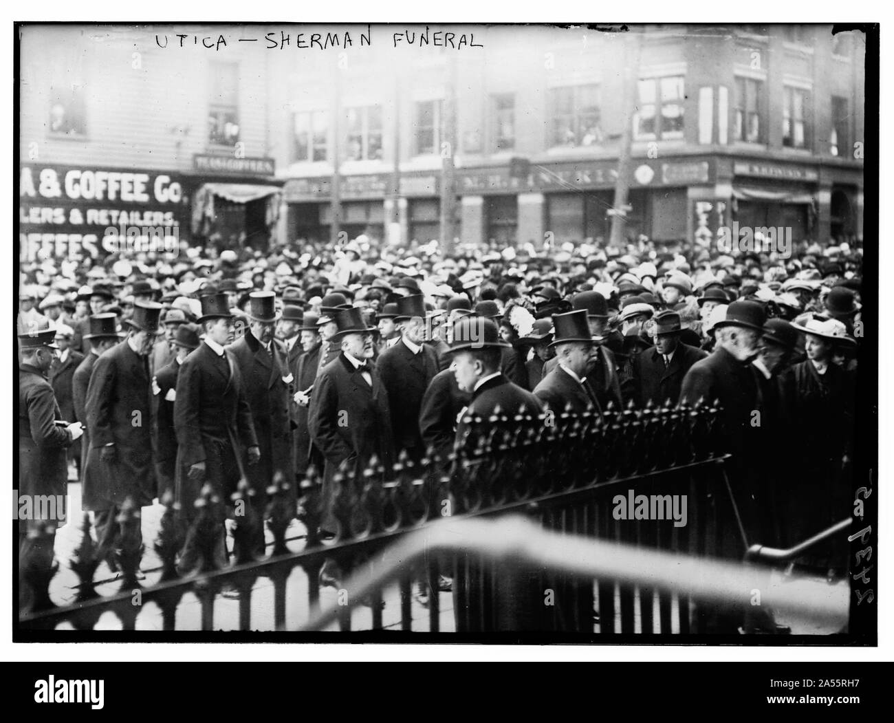 Utica - Sherman Beerdigung Stockfoto