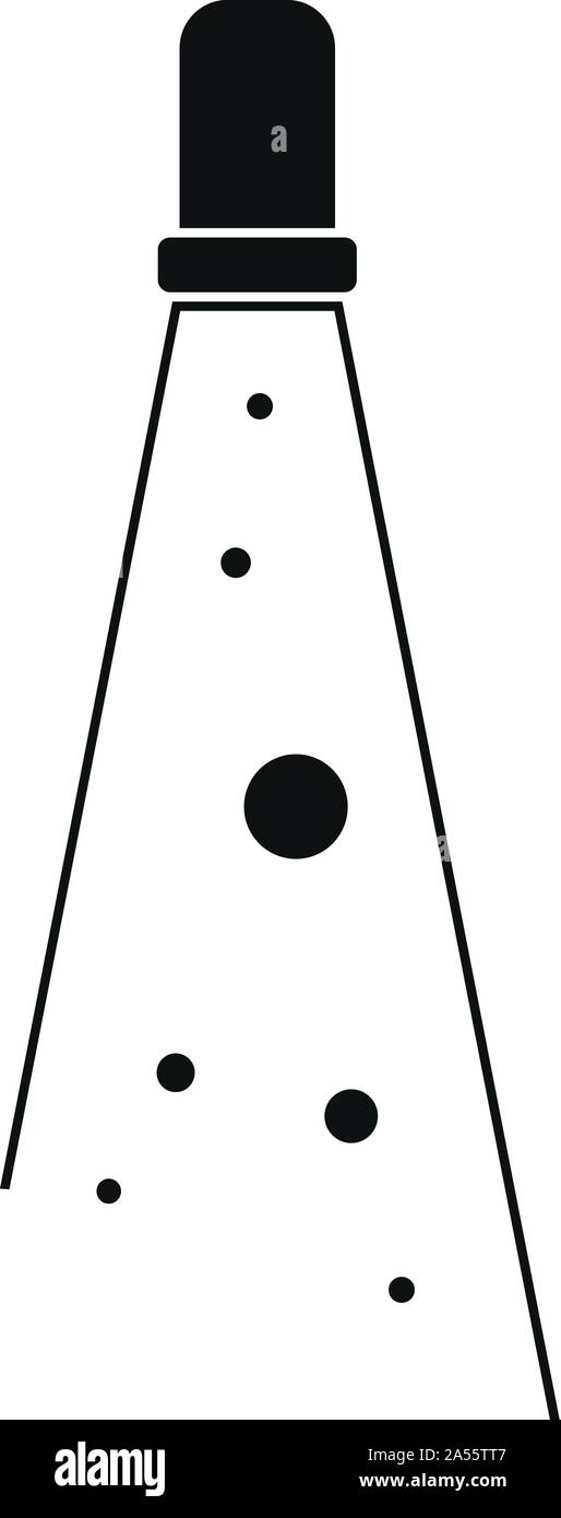 Disco Spotlight Symbol. Einfache Abbildung: Disco spotlight Vektor Symbol für Web Design auf weißem Hintergrund Stock Vektor