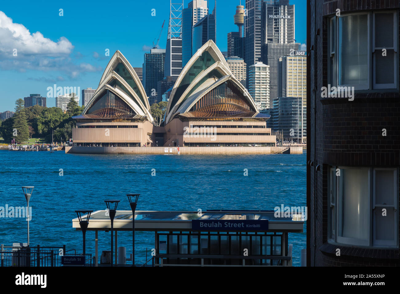 Art déco-Apartments, Kirribilli, Sydney, Australien. Stockfoto