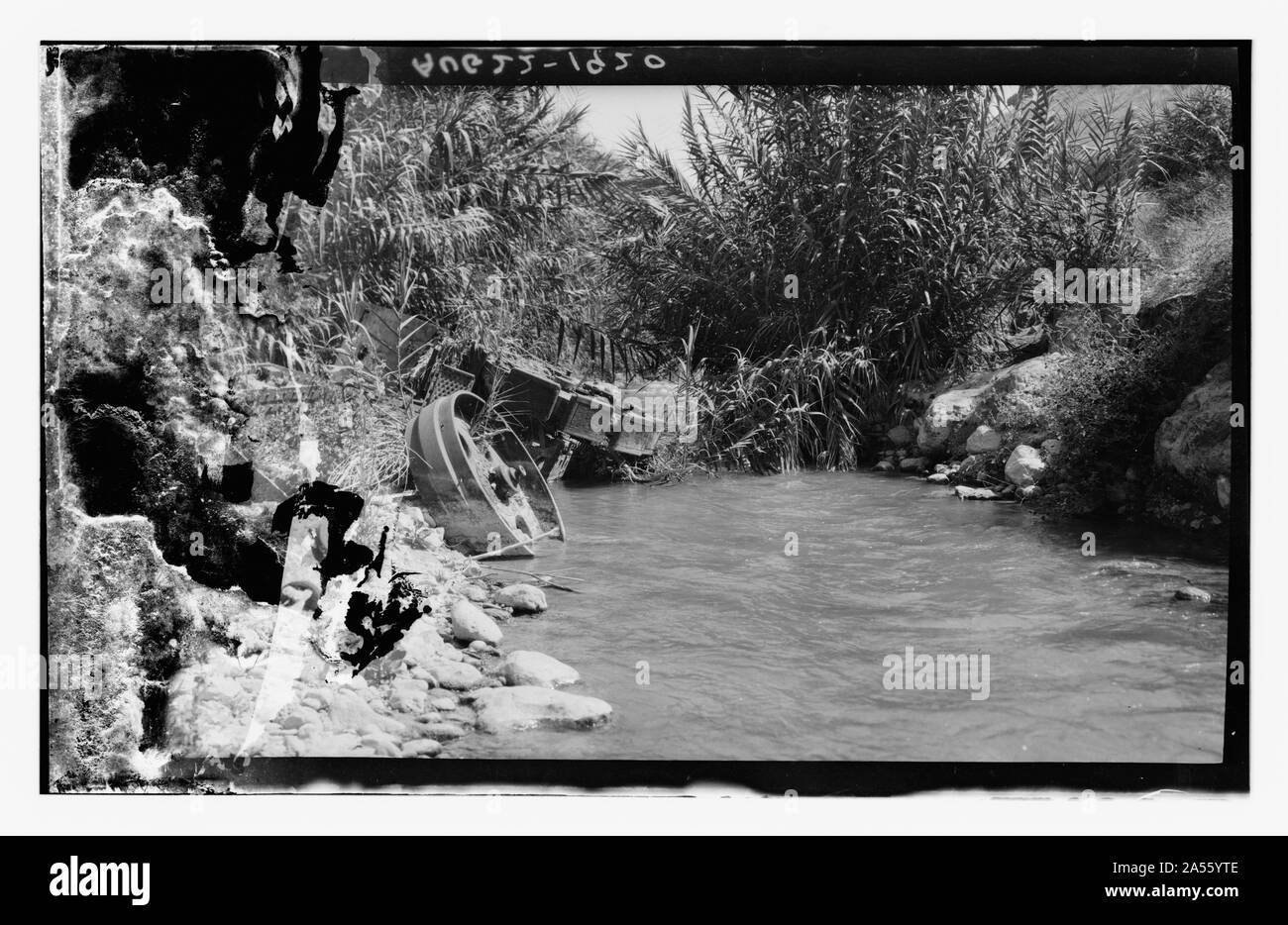 Verschiedene Ergebnisse der Krieg. Jericho Jane, großen Deutschen Gewehr Stockfoto