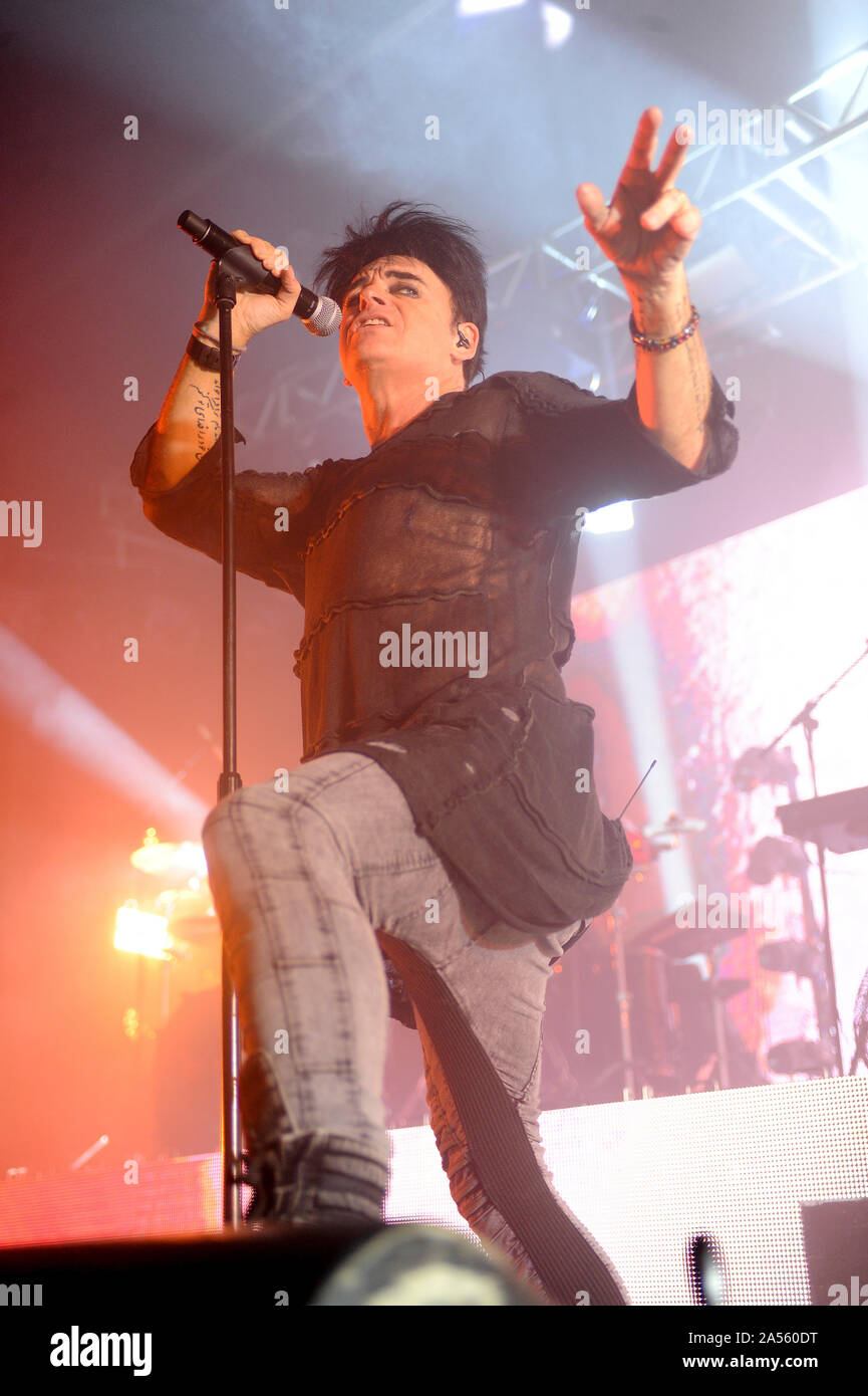 GARY NUMAN, auf der Bühne an der Sheffield Akademie 02, UK, 11.10.2019 Stockfoto