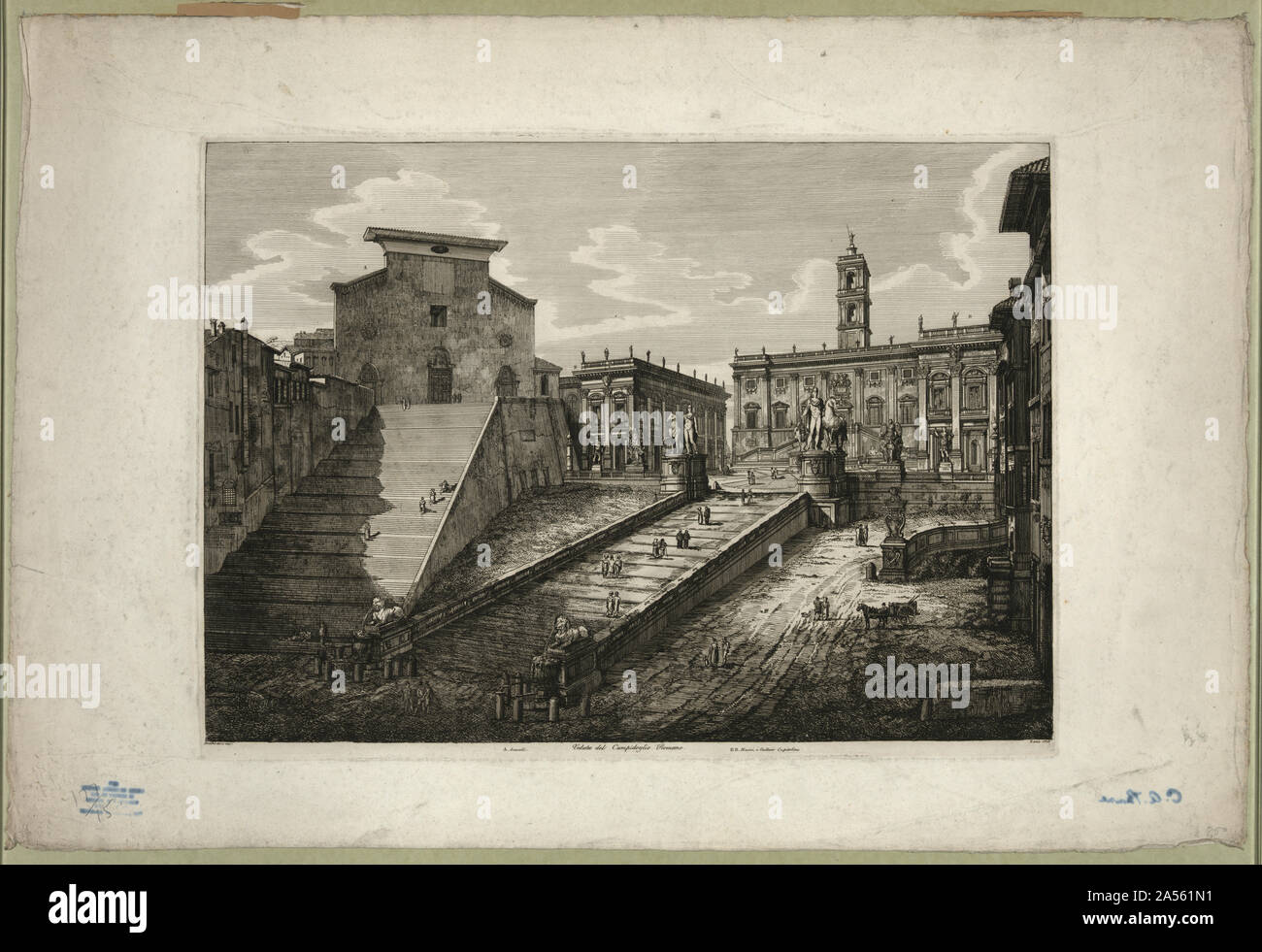 Veduta del Campidoglio Romano Stockfoto