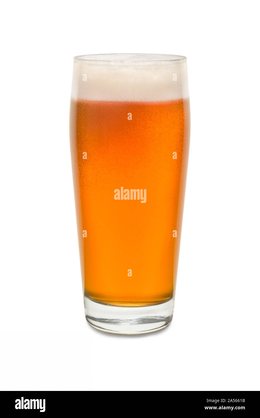 Handwerk Pub Glas mit Bier #1. Stockfoto