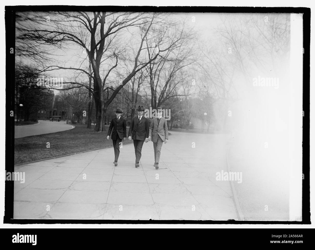 Vice Pres. Coolidge & Boys, 3/22/22. Stockfoto