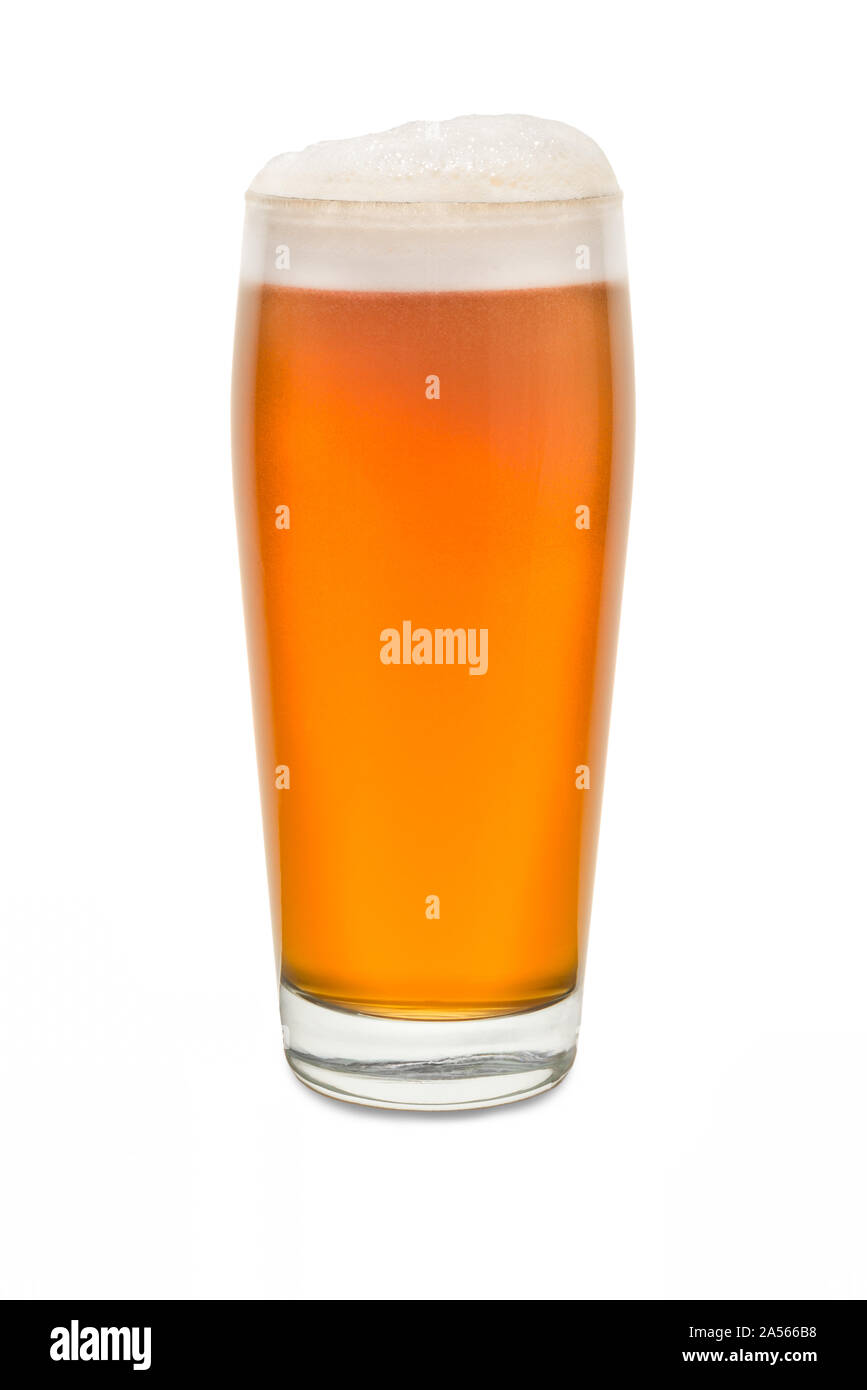 Handwerk Pub Glas mit Bier #7. Stockfoto