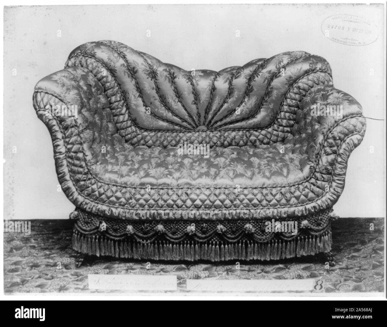 Viktorianische Stühle und Sofas Stockfoto