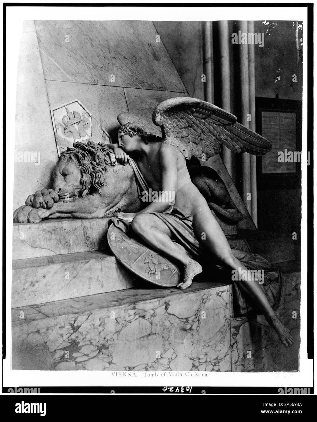 Wien. Grab von Maria Christina Stockfoto