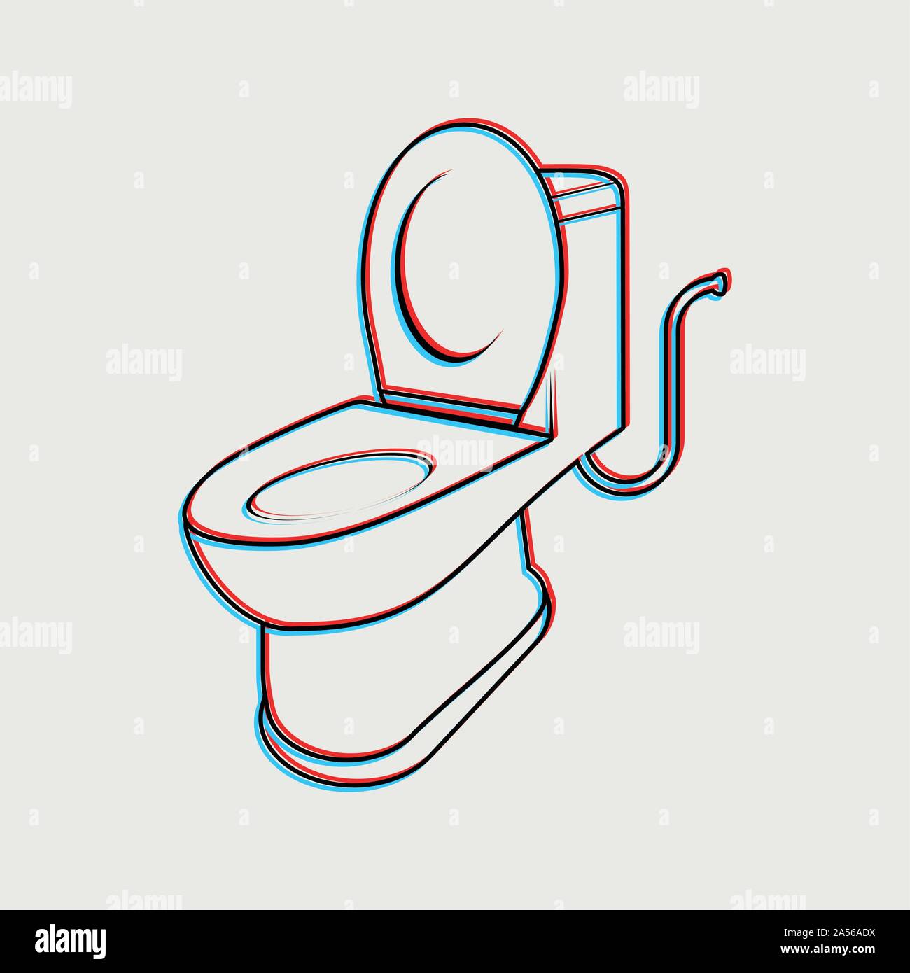 Wc Vektor Design Stock Vektor