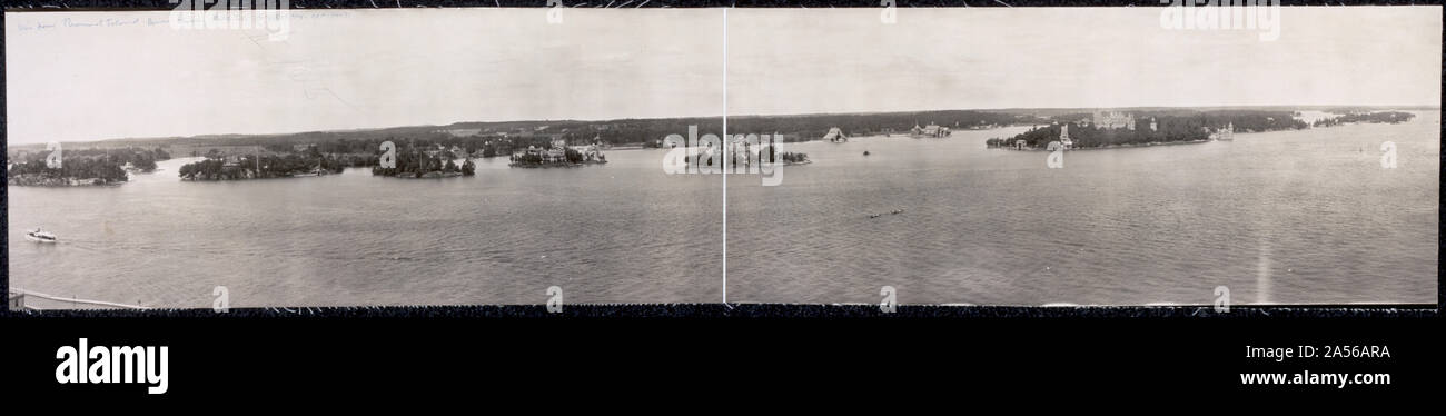 Blick von Tausend Island House anzeigen Belle Isle Stockfoto