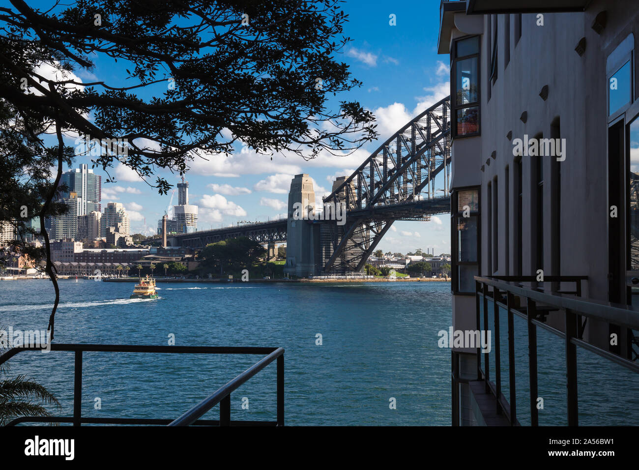 Art déco-Apartments, Kirribilli, Sydney, Australien. Stockfoto