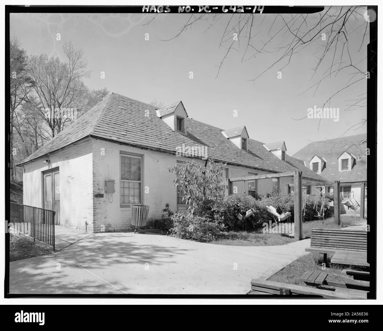 Ansicht Nordwest, Südost Flügel (Flügel 3) Stockfoto