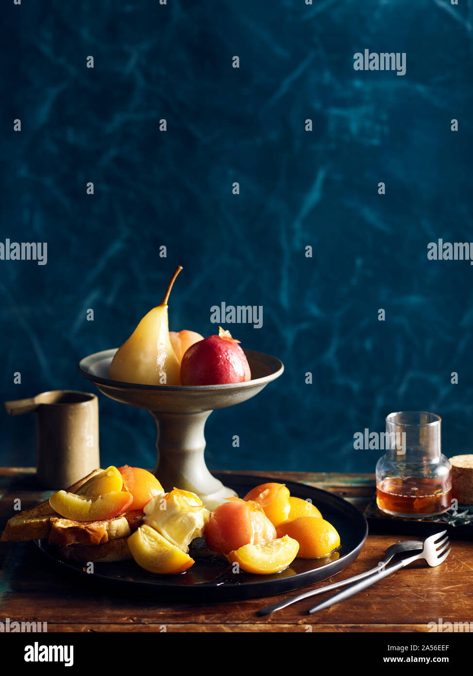 Herbst Obst Confit Stockfoto
