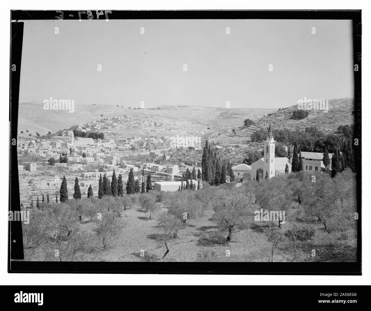 Anzeigen von Ain Karim Stockfoto