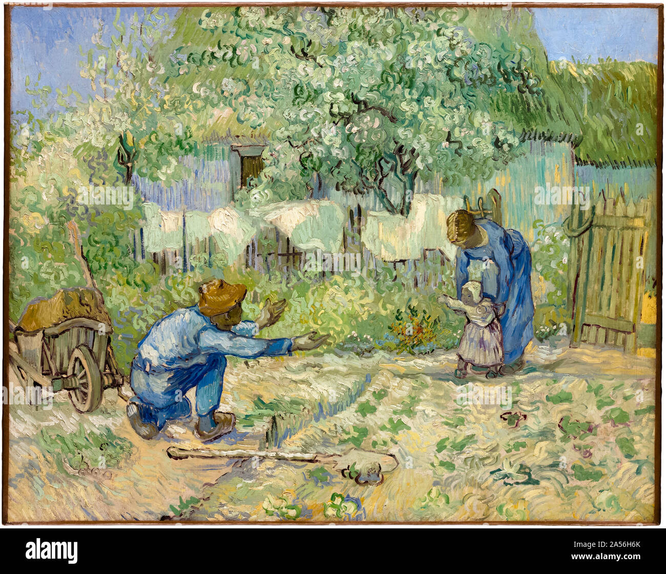 Vincent van Gogh, Erste Schritte, nach Hirse, Malerei, 1890 Stockfoto