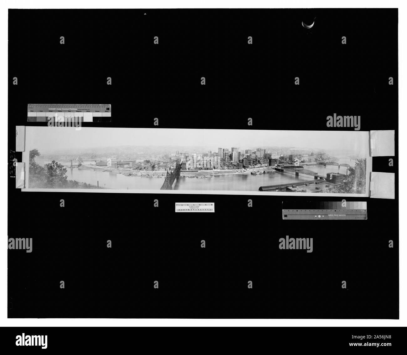 Anzeigen von Pittsburgh aus Mt. Washington Stockfoto