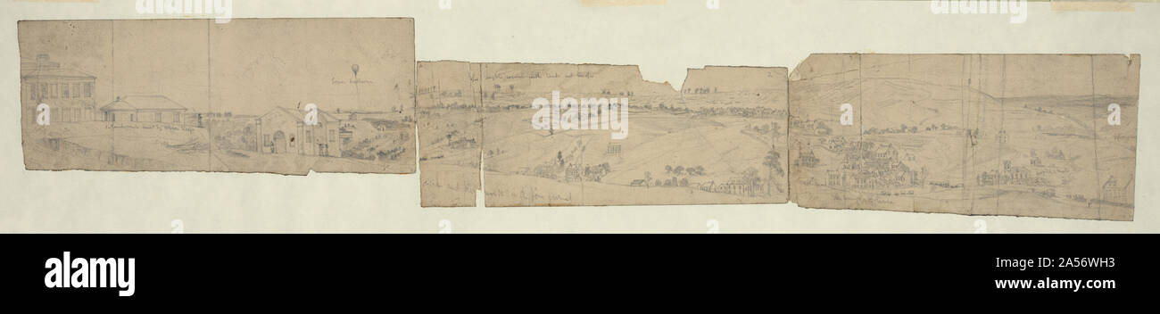 Blick auf die Lager der Armee des Potomac, auf Bolivar Höhen, in der Nähe von Harper's Ferry, nach der Schlacht von Antietam Stockfoto