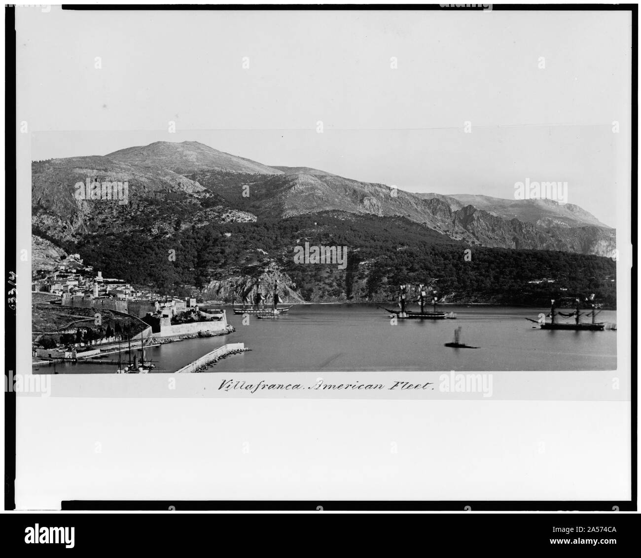 Villafranca. Amerikanischen Flotte Stockfoto