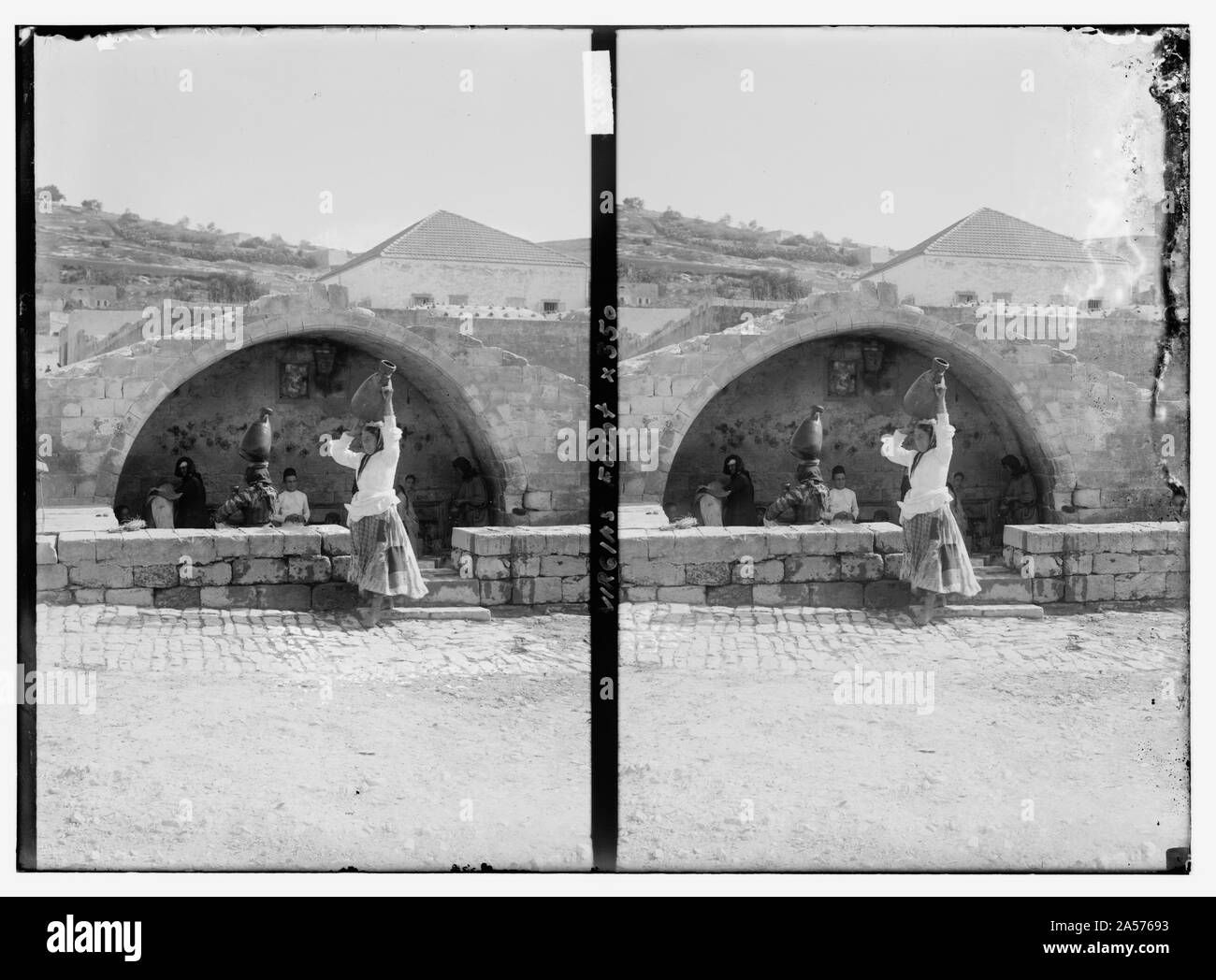 Jungfrau der Quelle [d.h., Brunnen] Stockfoto