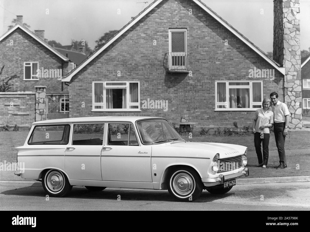 1965 Super Hillman Minx Estate. Stockfoto