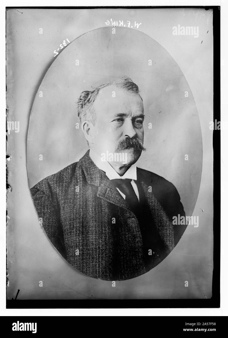 W.F. König, cameo Portrait Stockfoto