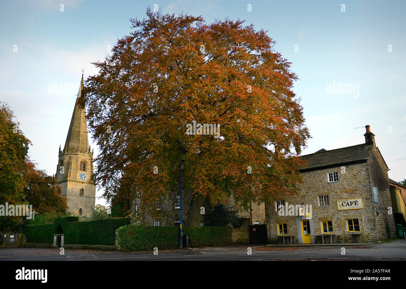 Marktplatz Masham North Yorkshire England Großbritannien Stockfoto