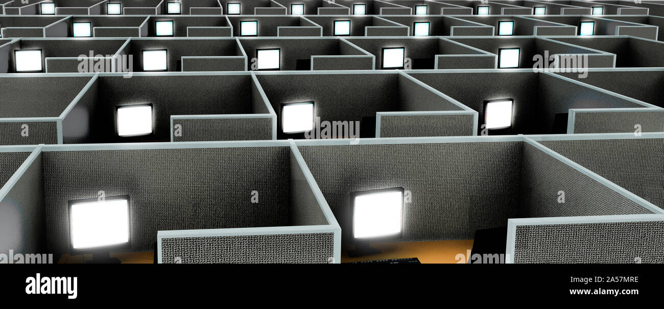 Leere Schränke Stockfoto