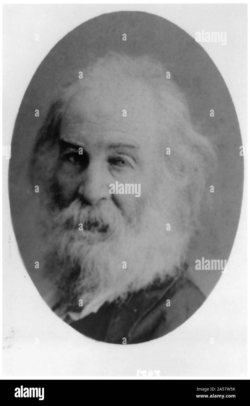Walt Whitman, 1819-1892 Stockfoto