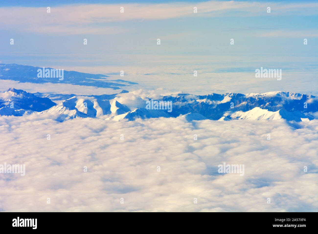 Der 5000 m hohe Bergkette des Kaukasus. Georgien, Kaukasus Stockfoto