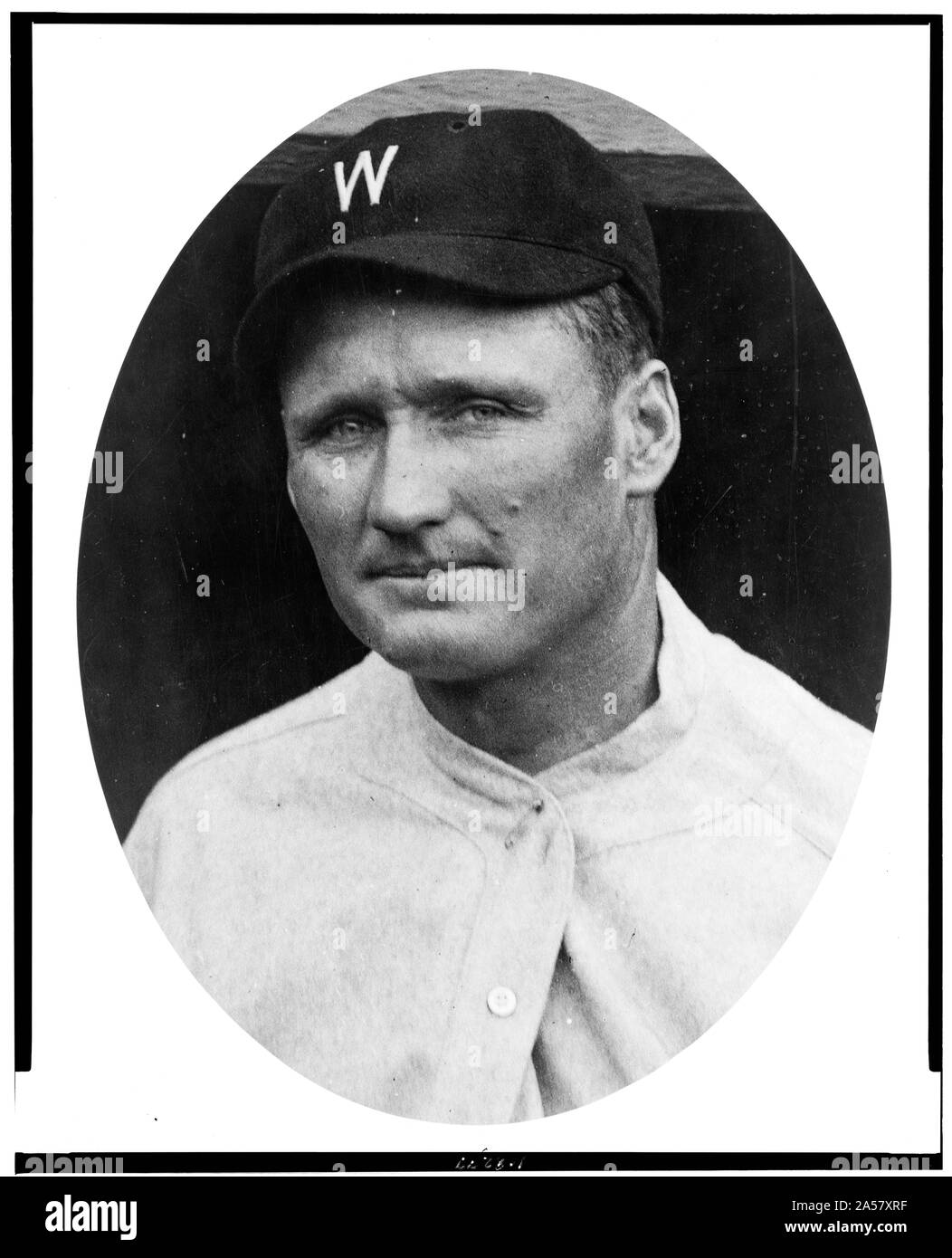 Walter Johnson, oval Stockfoto