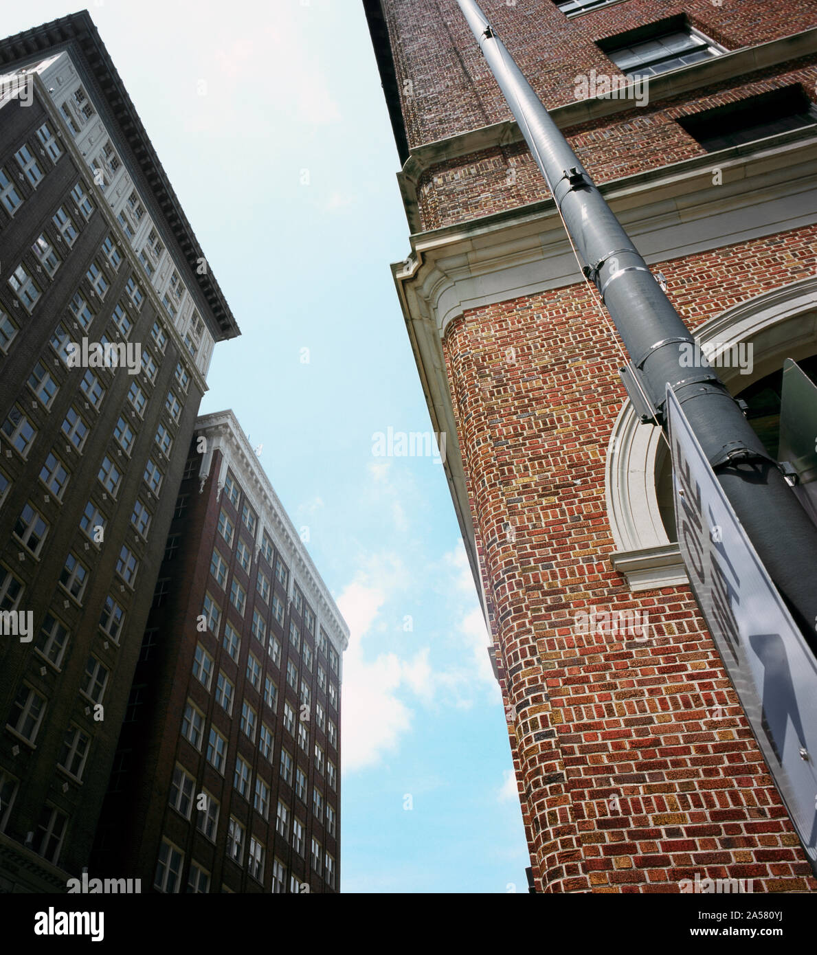 Gebäude aus niedrigen Winkel, Atlanta, Georgia, USA Stockfoto
