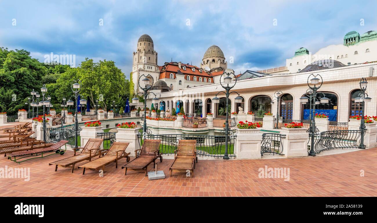 St. Gellert Thermalbad, Budapest, Ungarn Stockfoto