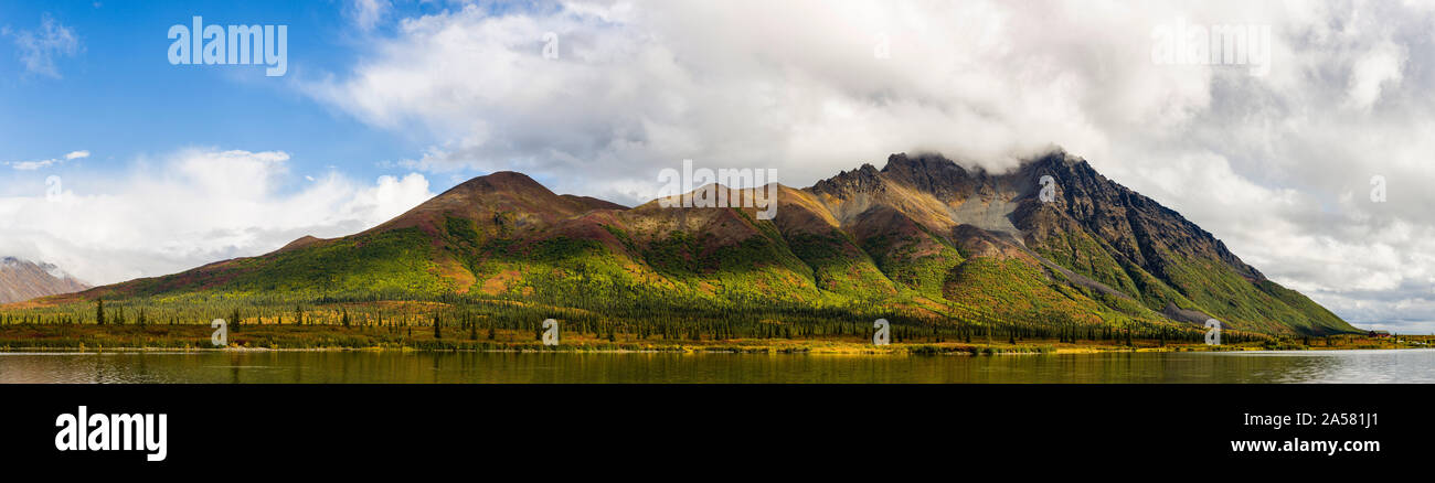 Die malerische Landschaft mit Clearwater Berge, Alaska, USA Stockfoto