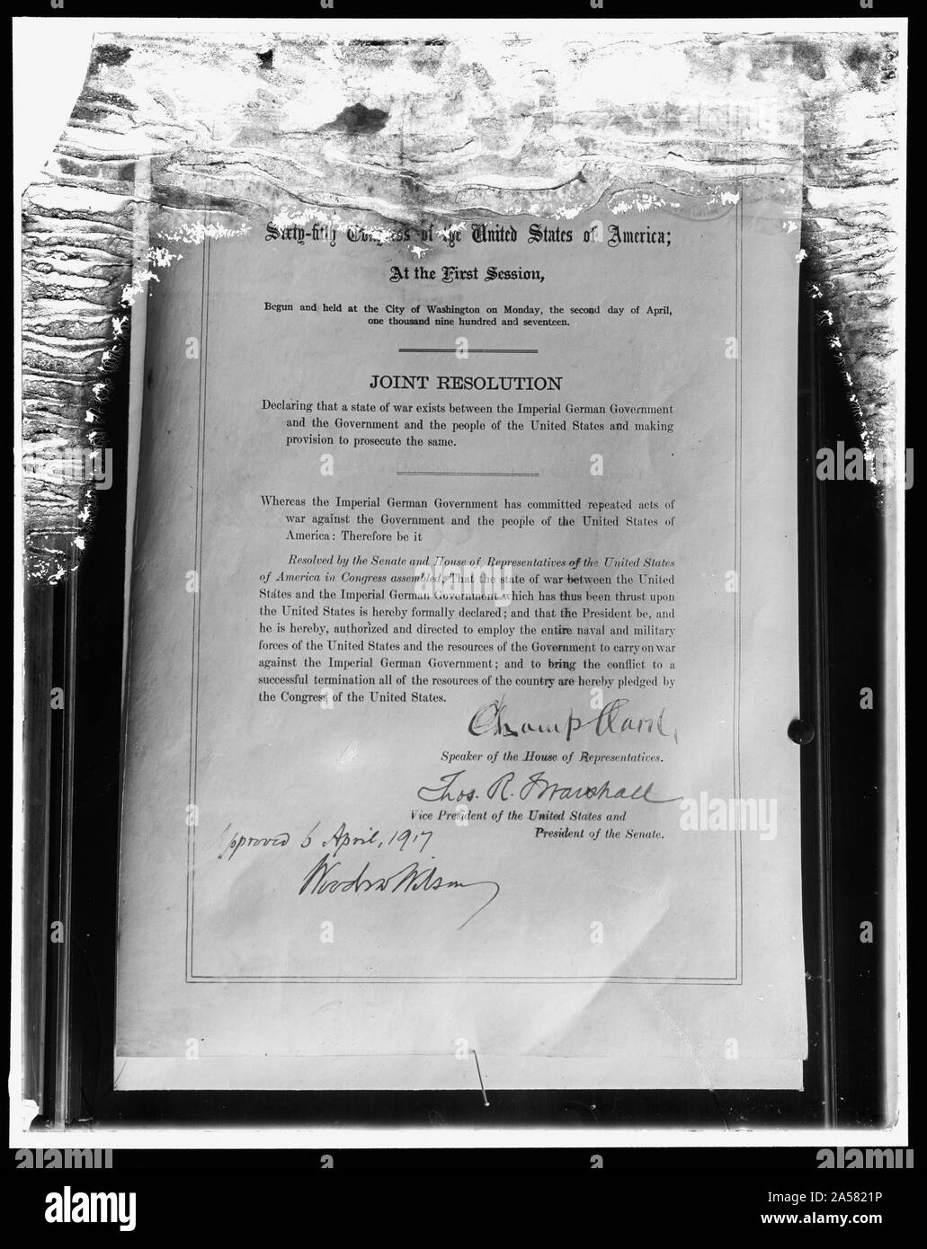 Krieg Auflösung Stockfoto