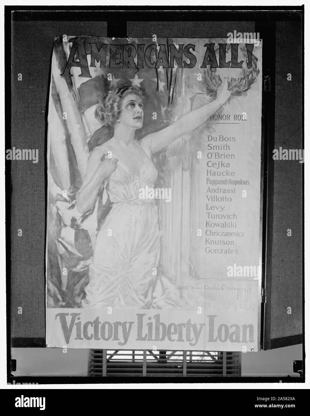 Krieg-Plakat Stockfoto