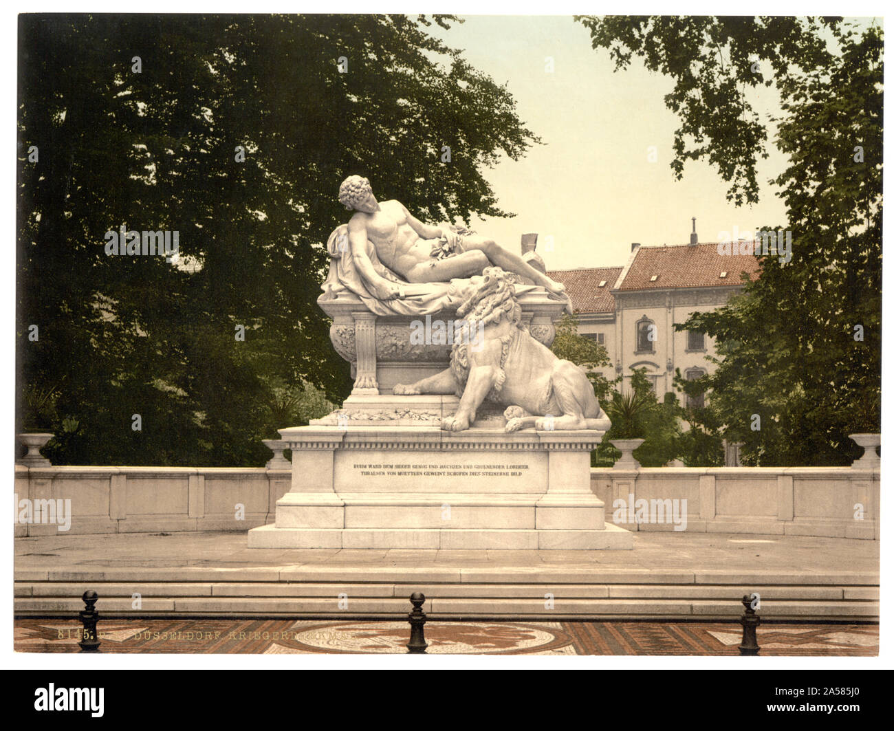 Warrior's Memorial, Düsseldorf, Rhein, Deutschland Stockfoto