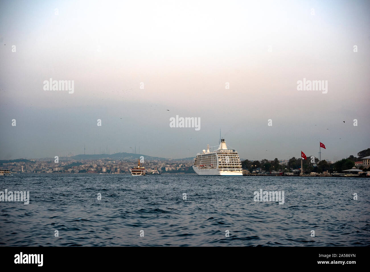 Pessenger Fähre in Istanbul Bosporus Stockfoto