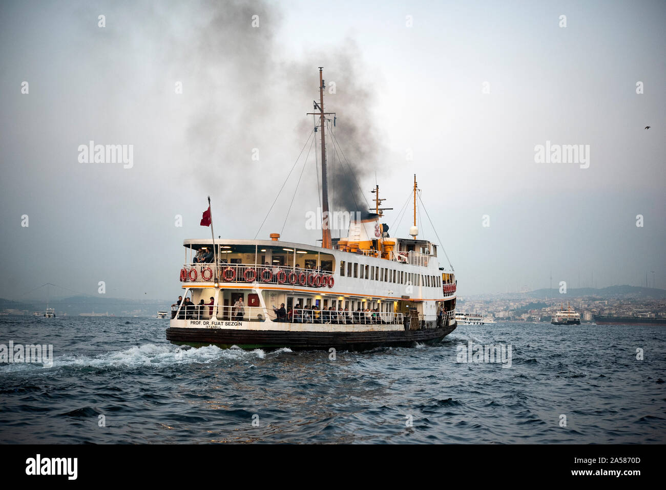 Pessenger Fähre in Istanbul Bosporus Stockfoto