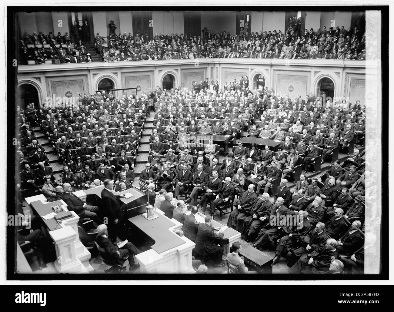 Washington Memorial Übungen, [Capitol, Washington, D.C.], 2/22/27. Stockfoto