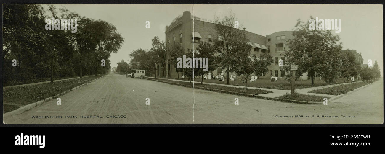 Washington Park Hospital, Chicago Stockfoto