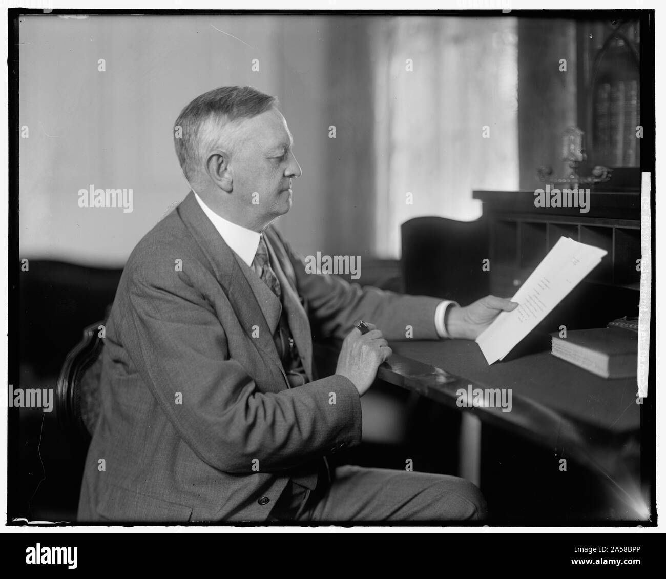 UNDERWOOD, OSCAR. SENATOR Stockfoto