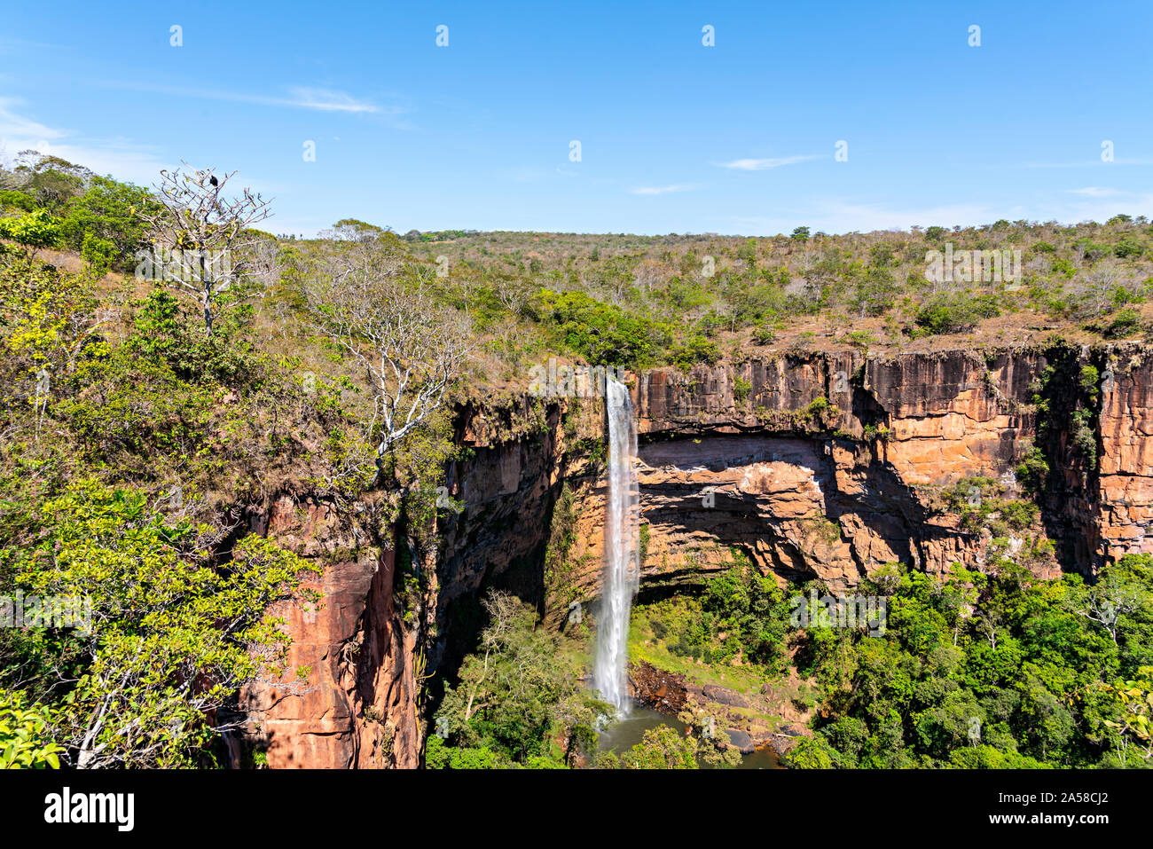 Bridal Veil Falls in Brasilien Stockfoto