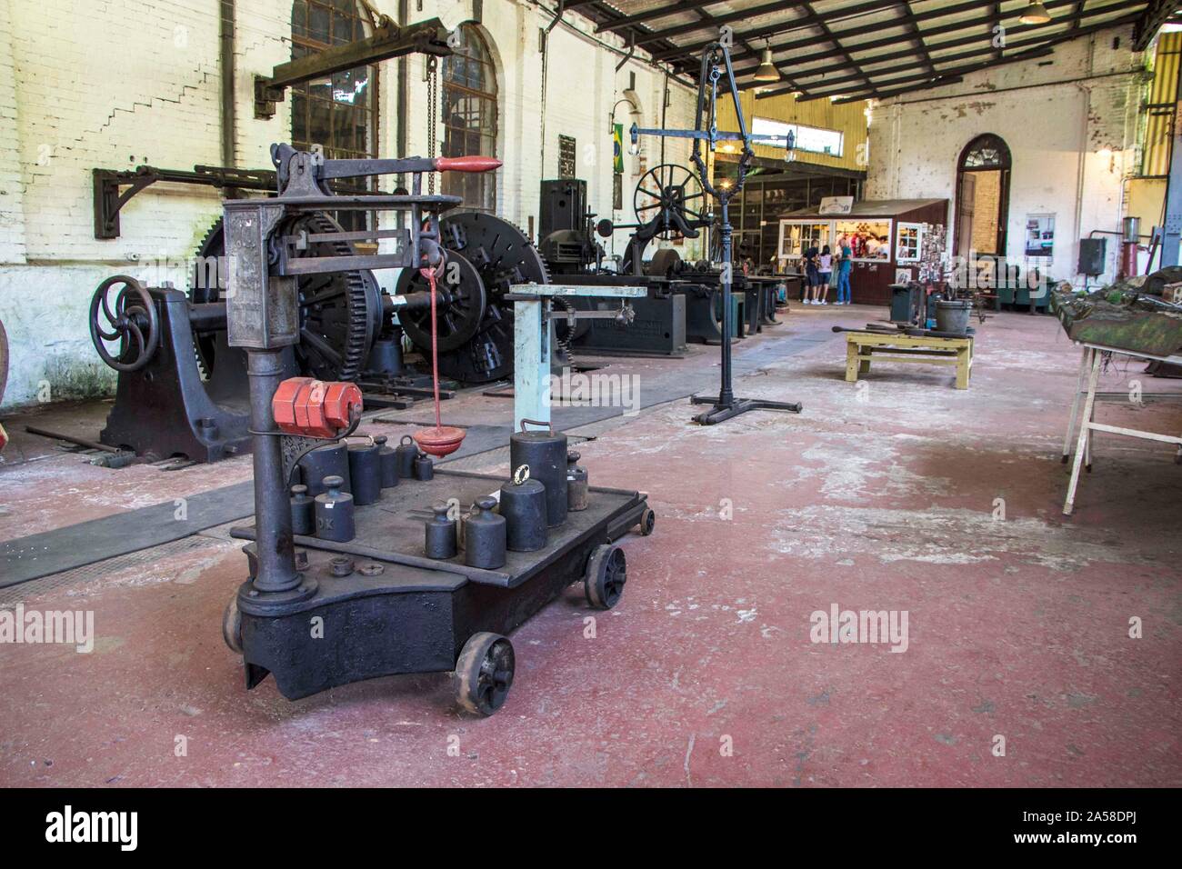 Funicular Railway Museum, Paranapiacaba, Santo André, Sao Paulo, Brasilien. Stockfoto