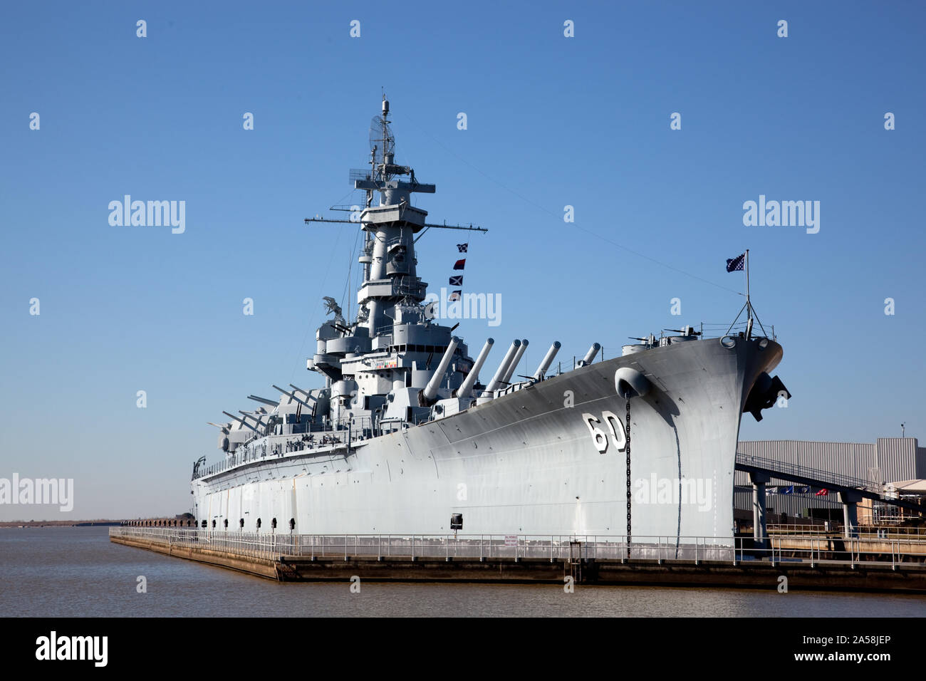 USS Tennessee (BB-60), Mobile, Alabama Stockfoto