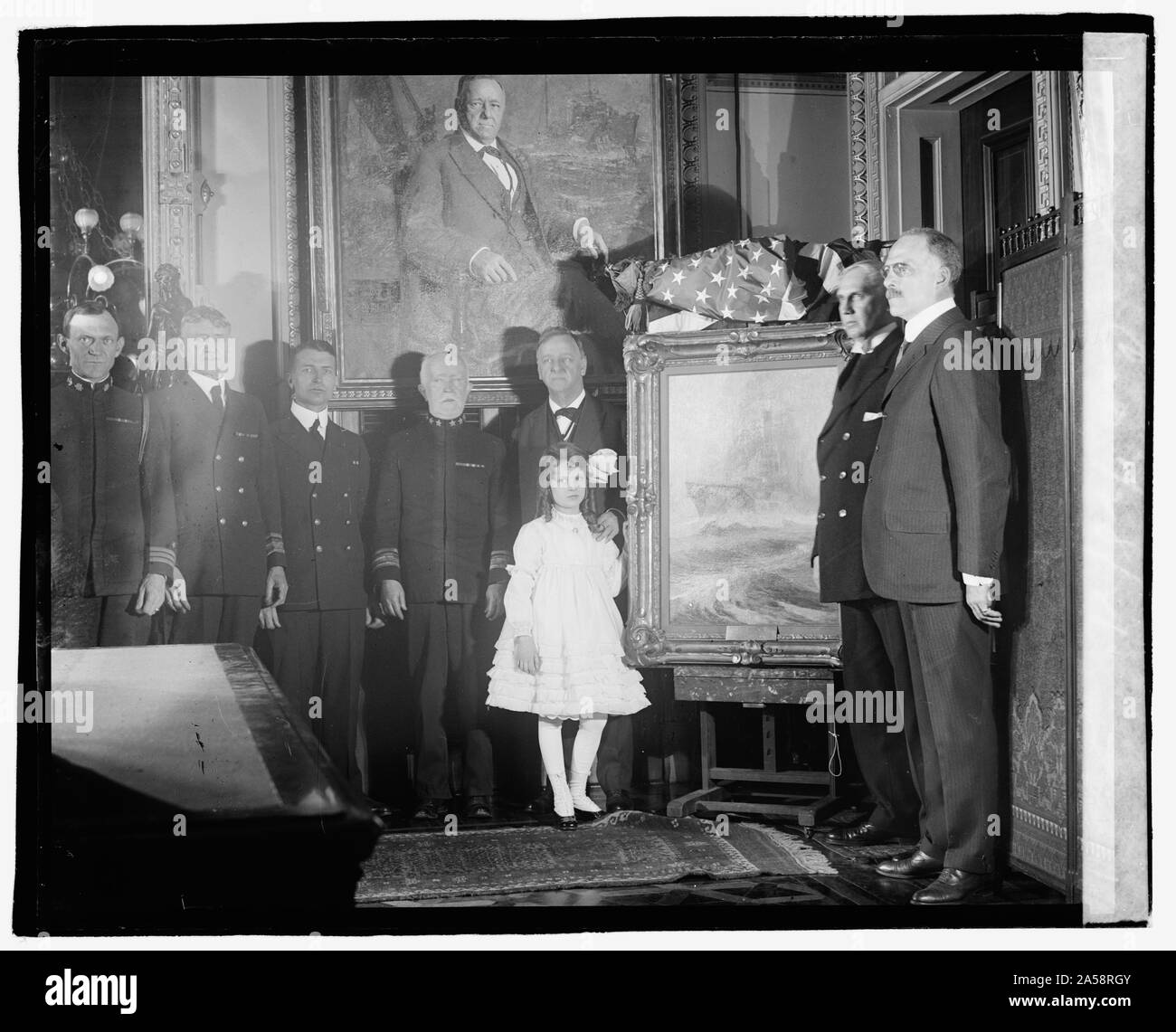 Nicht identifizierte Gruppe mit Josephus Daniels], 2/28/21. Stockfoto