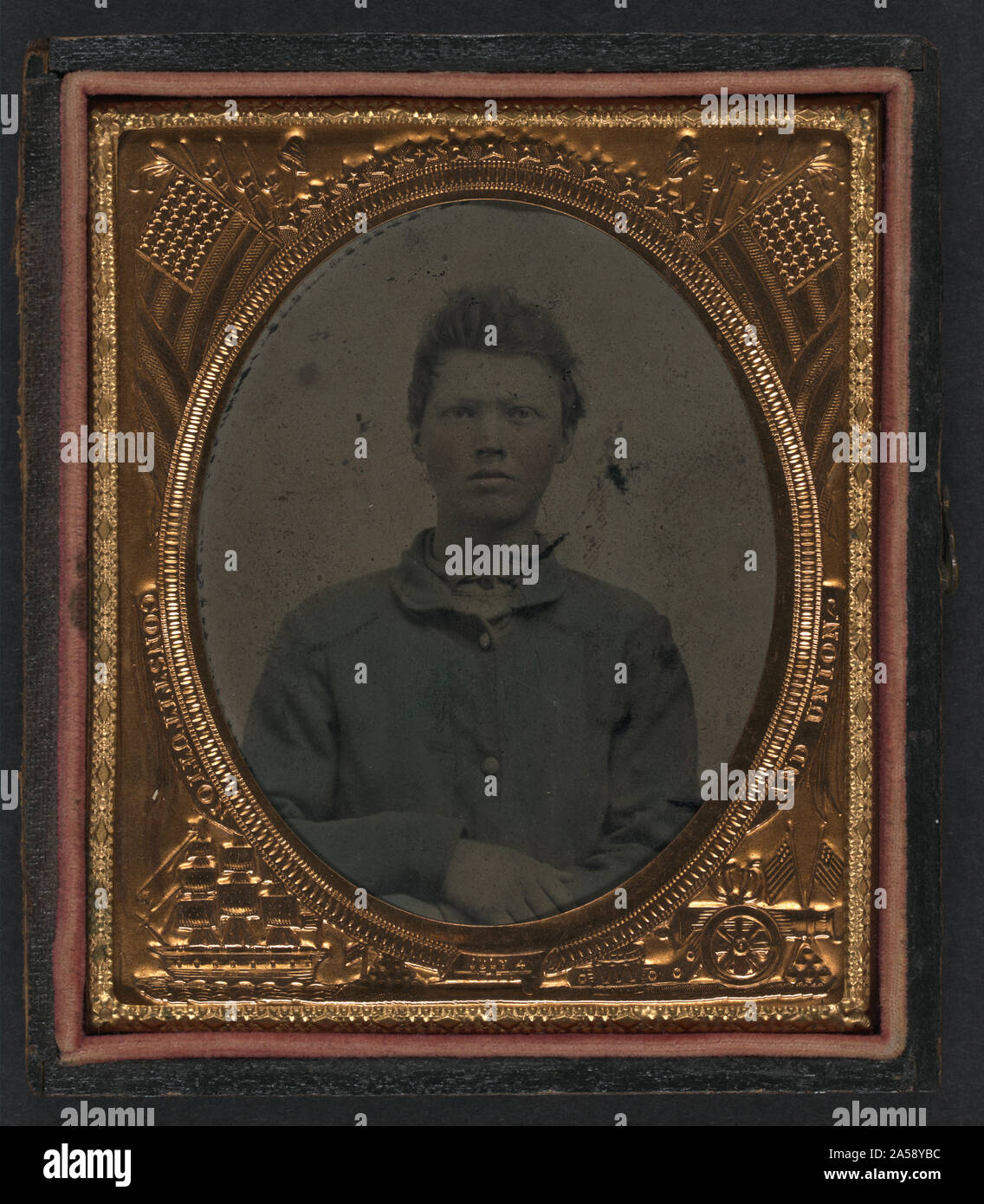 Unbekannter Soldat in der Union einheitlich Stockfoto