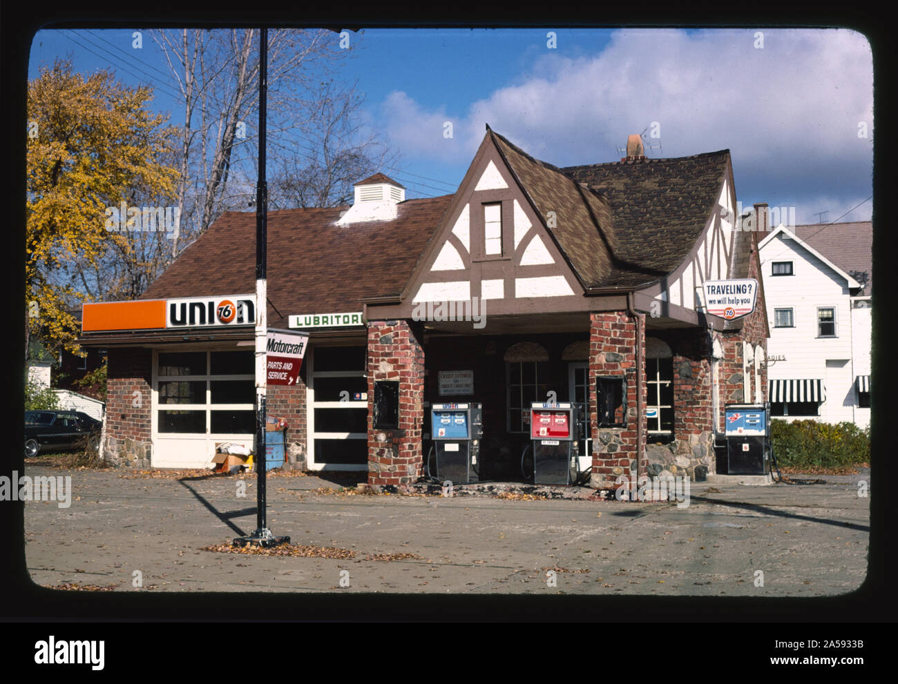 Union 76, Conneaut, Ohio Stockfoto