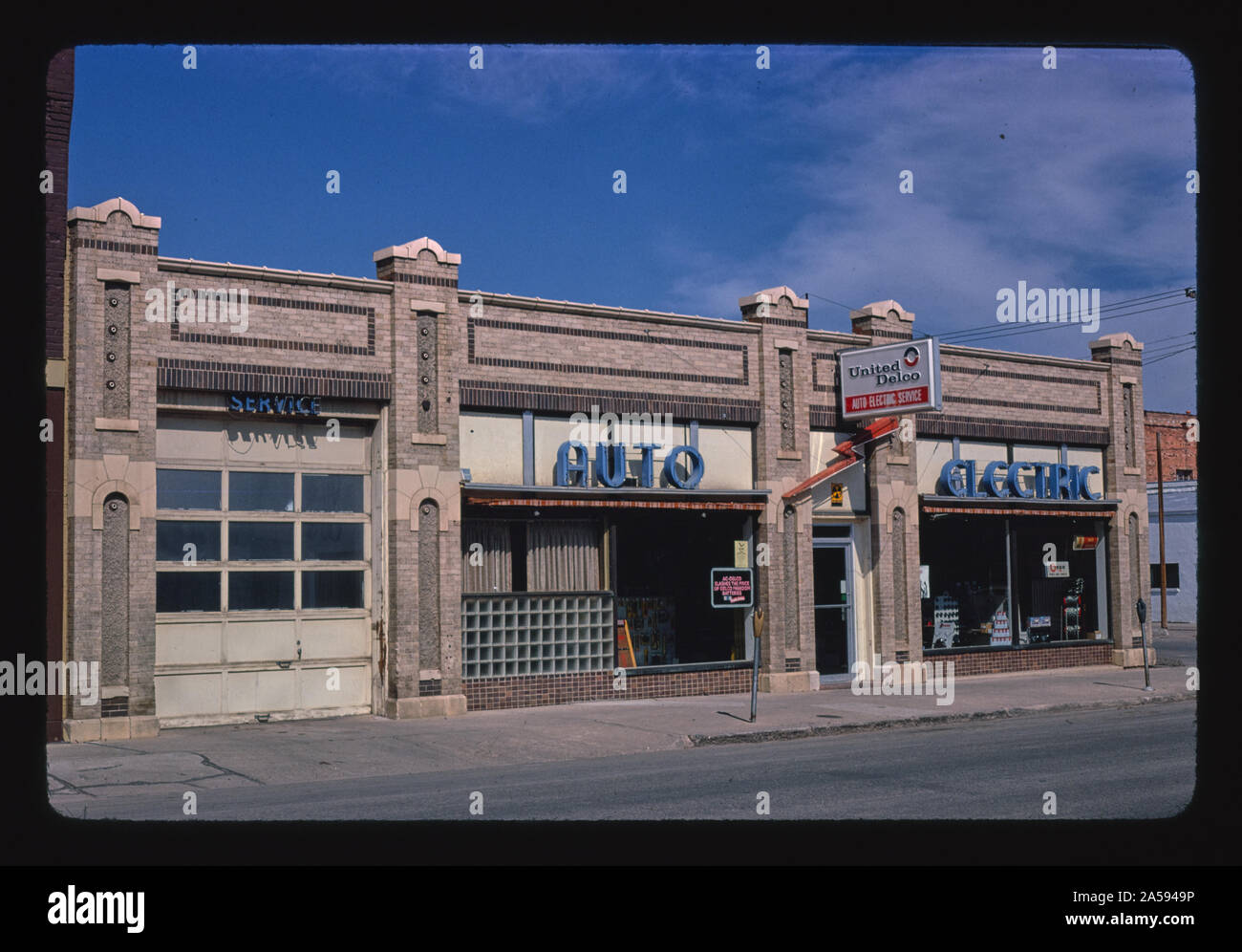 United Delco Service, N. Gould Street, Sheridan, Wyoming Stockfoto
