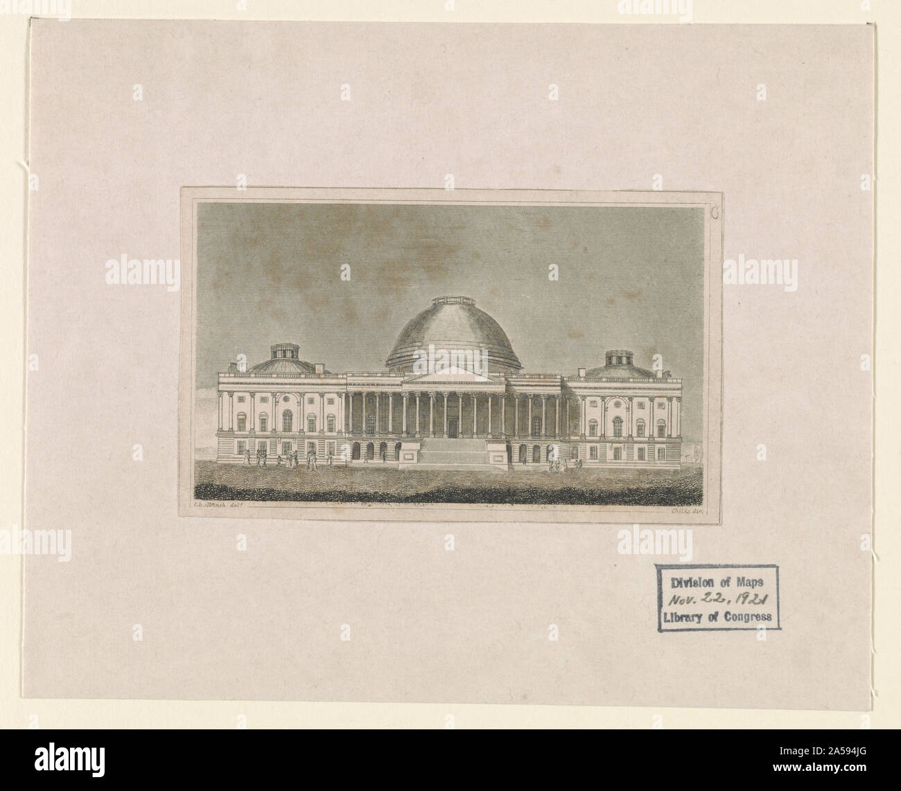 United States Capitol] / C. Dompfaff delt. Stockfoto