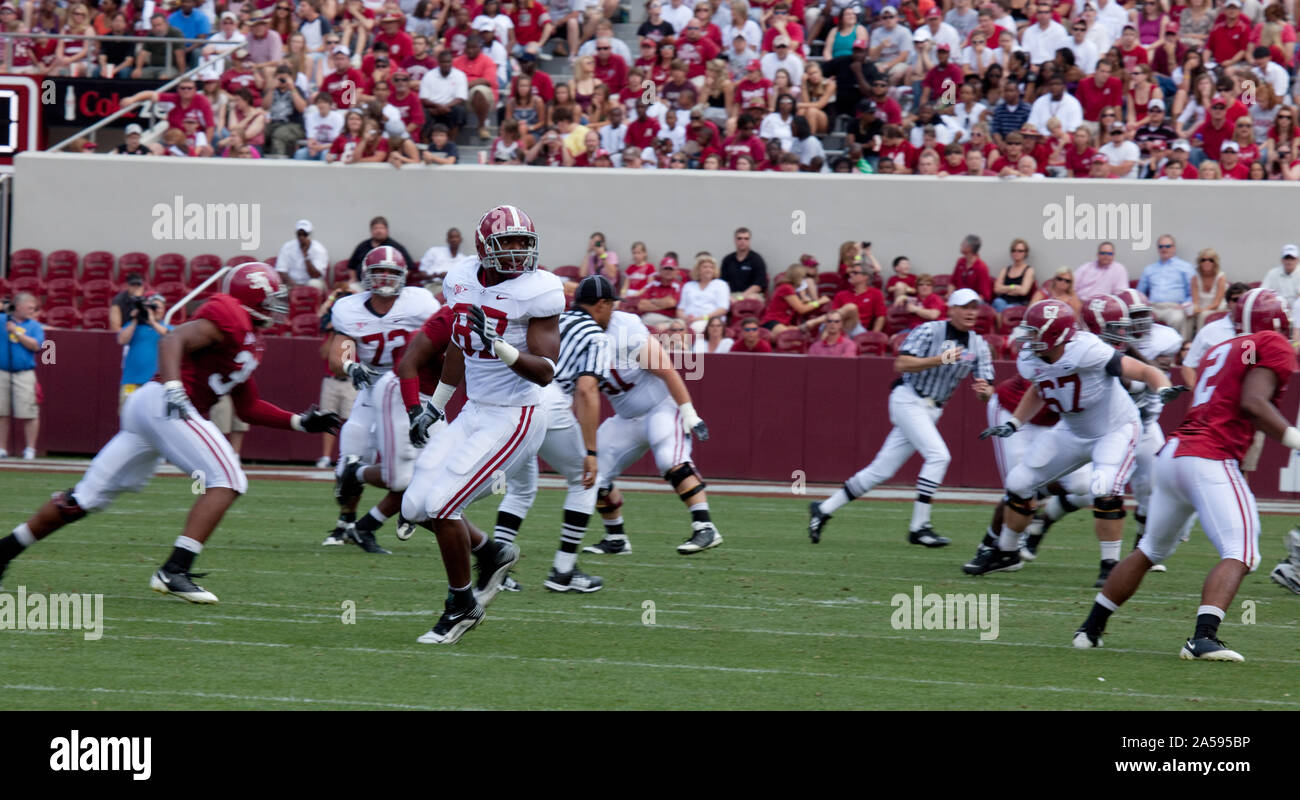 Universität von Alabama Football Spiel, Tuscaloosa, Alabama Stockfoto