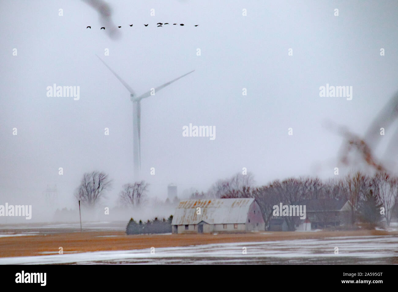 Land winter Stockfoto